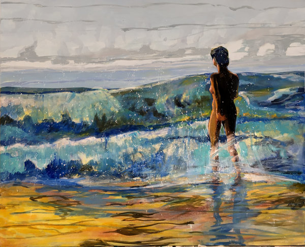 Acrylic on Canvas  "La Mer"